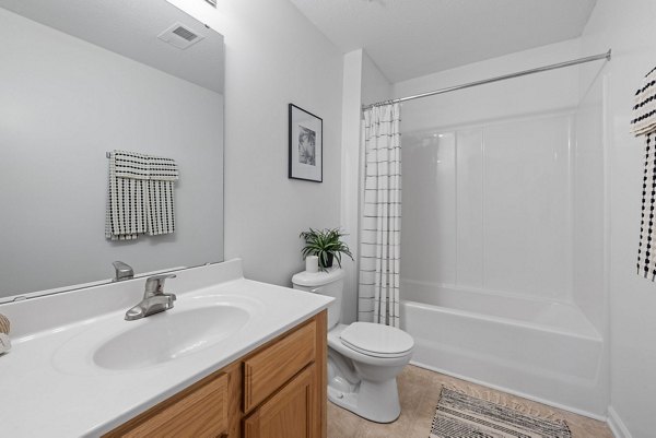 bathroom at Cadence at RTP Apartments 