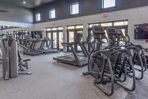 fitness center at Cadence at RTP Apartments