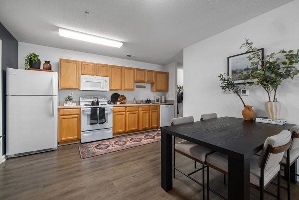 kitchen at Cadence at RTP Apartments