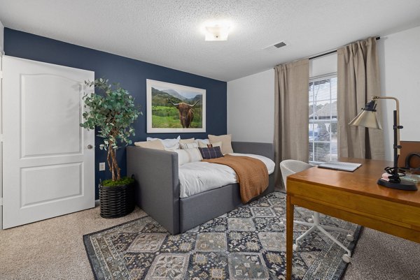 living room at Cadence at RTP Apartments 