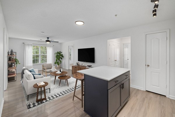 living room at Cadence at RTP Apartments 