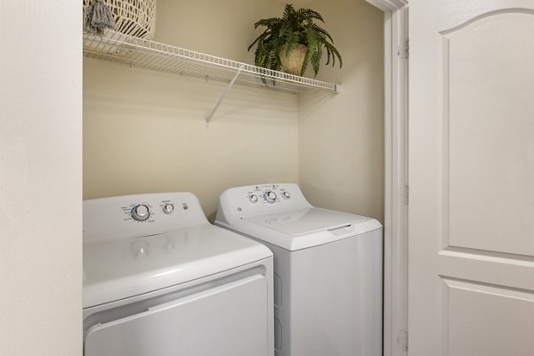 laundry room at Cadence at RTP Apartments