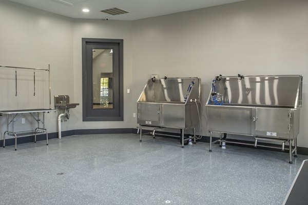 dog wash center at Cadence at RTP Apartments 