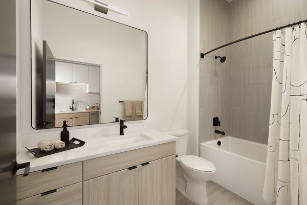 bathroom at Patten Gray Apartments