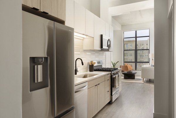 kitchen at Patten Gray Apartments