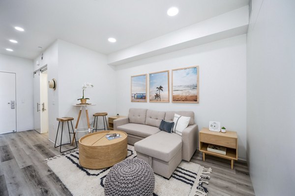 living room at 2911 Adams Apartments