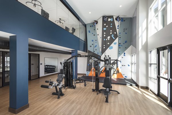 fitness center at Allaso Peak Apartments