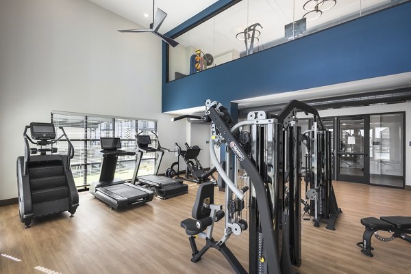 fitness center at Allaso Peak Apartments