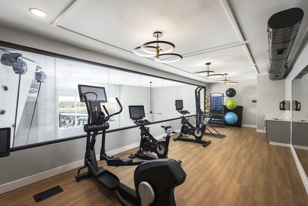 fitness center at Allaso Peak Apartments