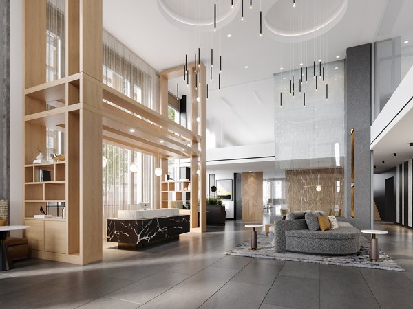 rendering at Sophia Apartments