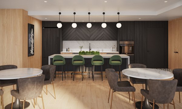 rendering at Sophia Apartments