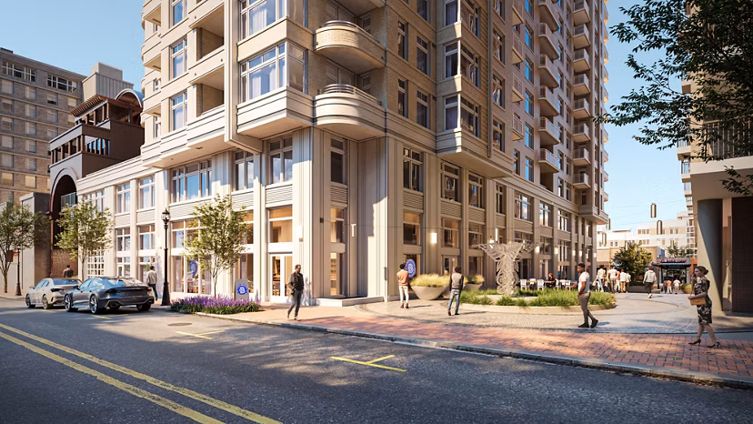rendering at Sophia Apartments
