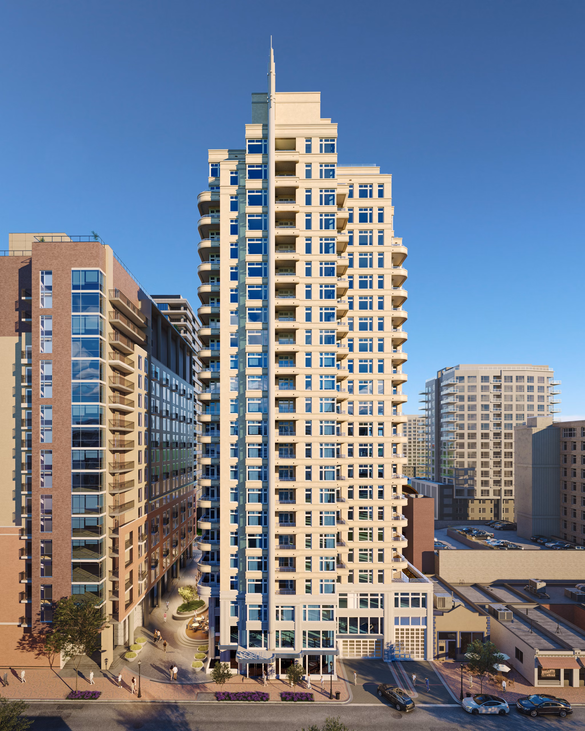 rendering at Sophia Apartments