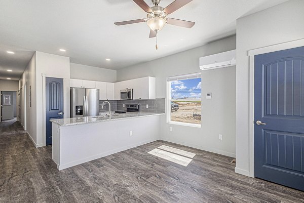 dining room at The Cottages at Woodmen Heights Apartments