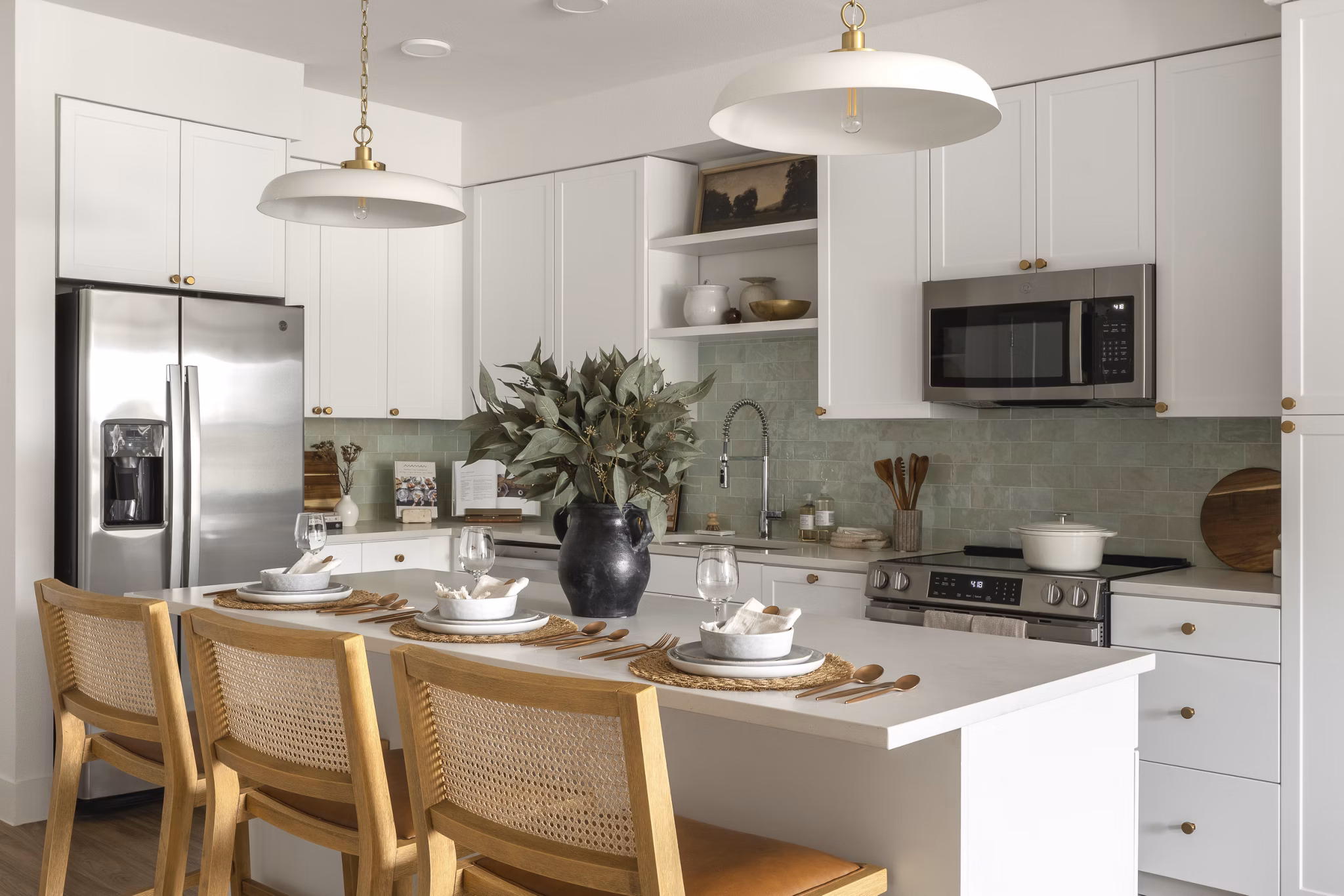 kitchen at The Mia Apartments