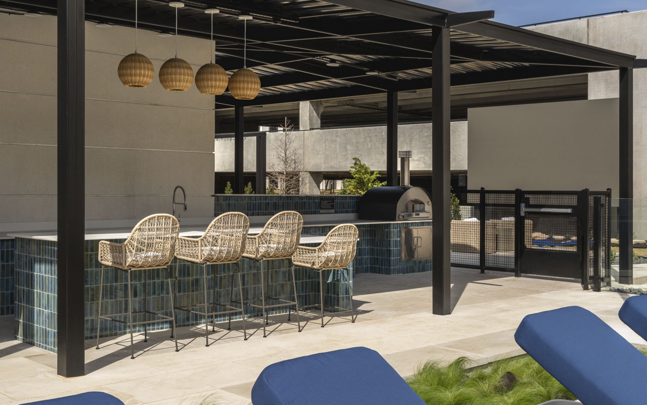 Grill area at The Mia