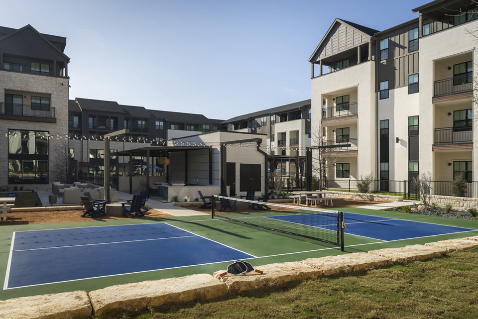 grill area at The Mia Apartments