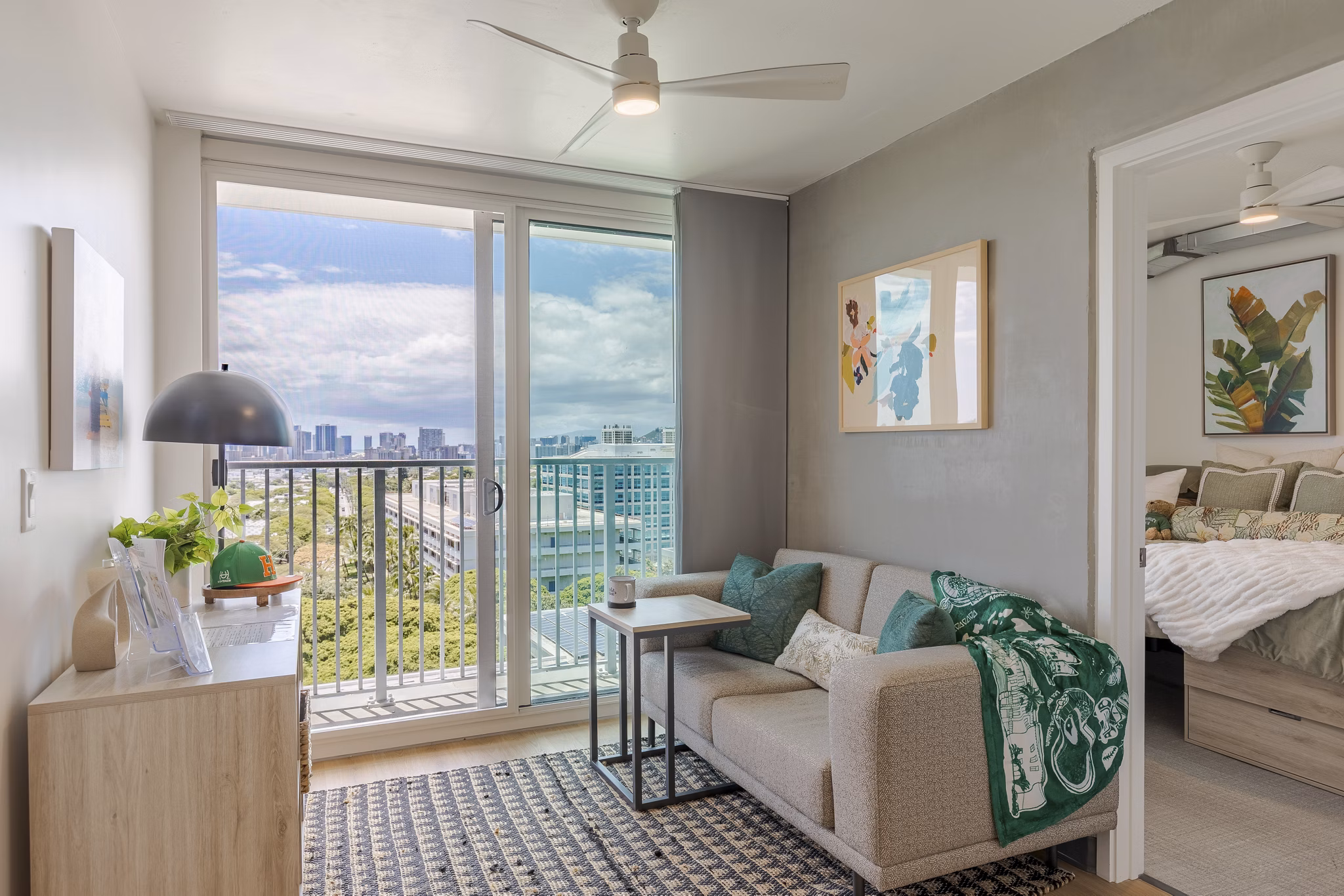 living room at Hale Haukani Apartments