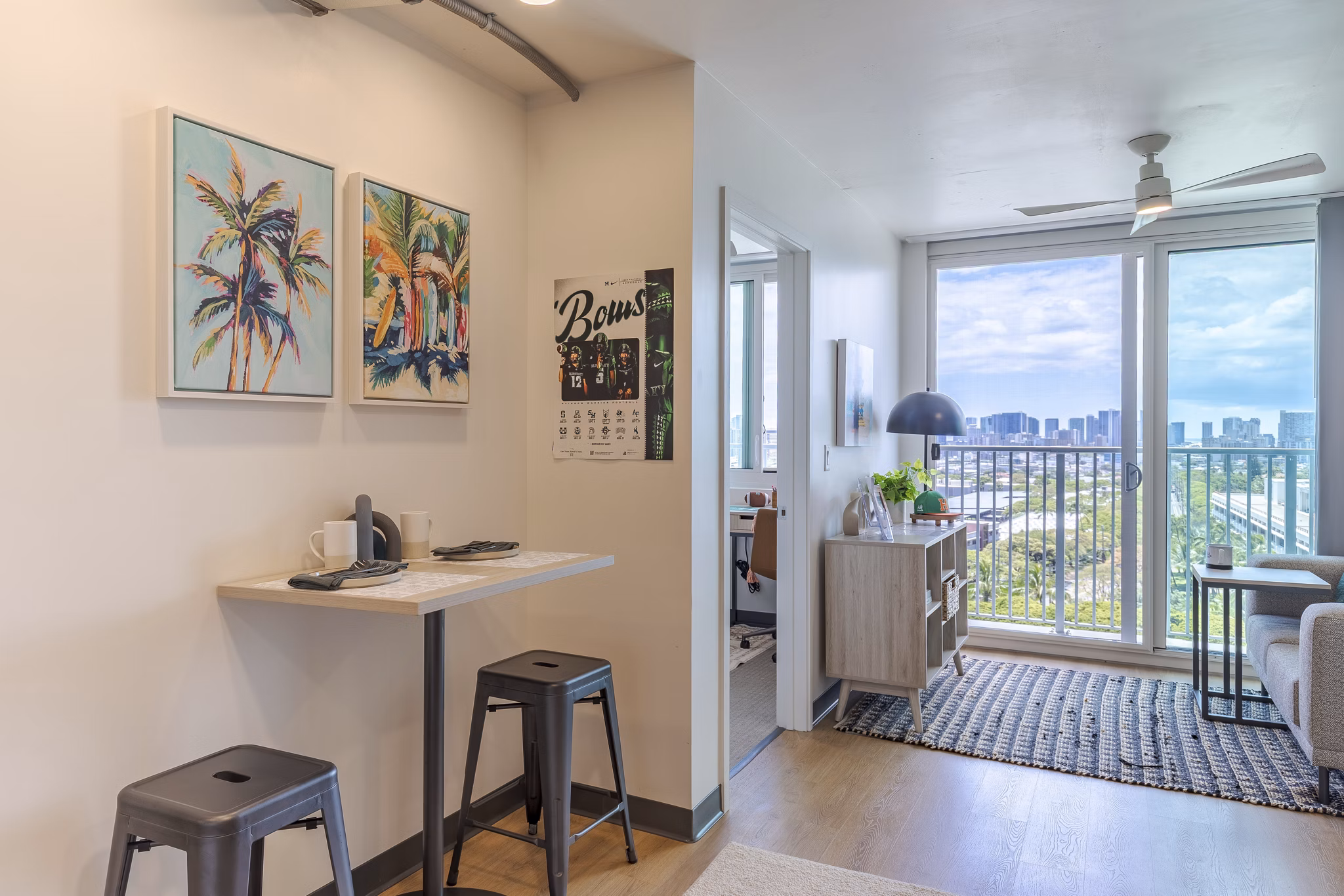 living room at Hale Haukani Apartments