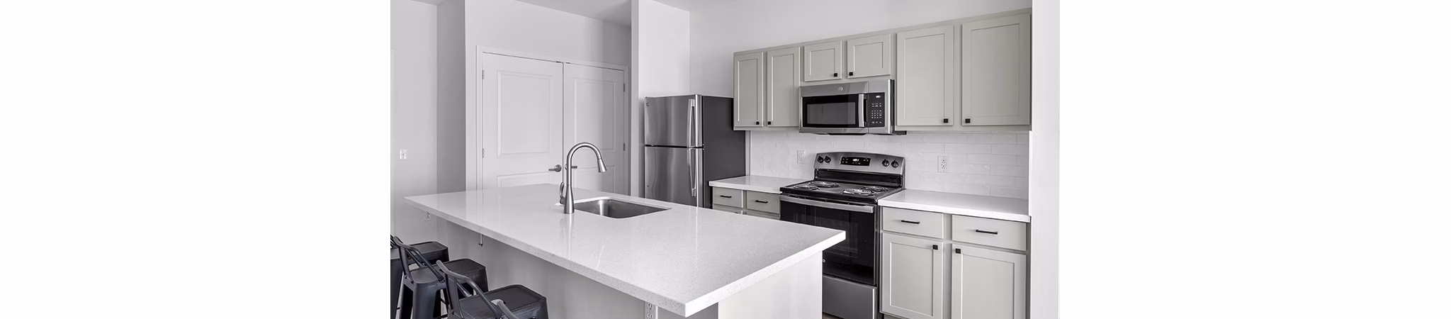 kitchen at Parc at 720 Apartments