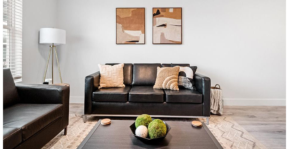 living room at Parc at 720 Apartments