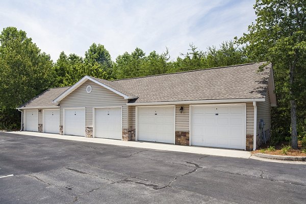 Secure parking garage at Avana Portico Apartments in vibrant community
