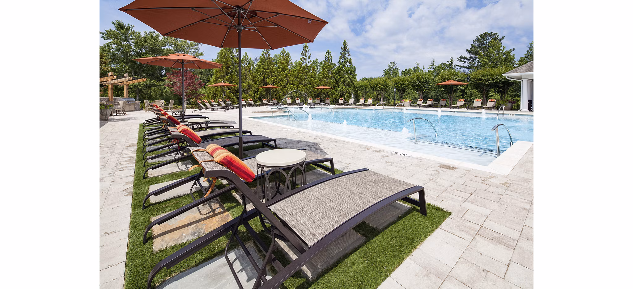 Resort-style pool at Avana Portico Apartments