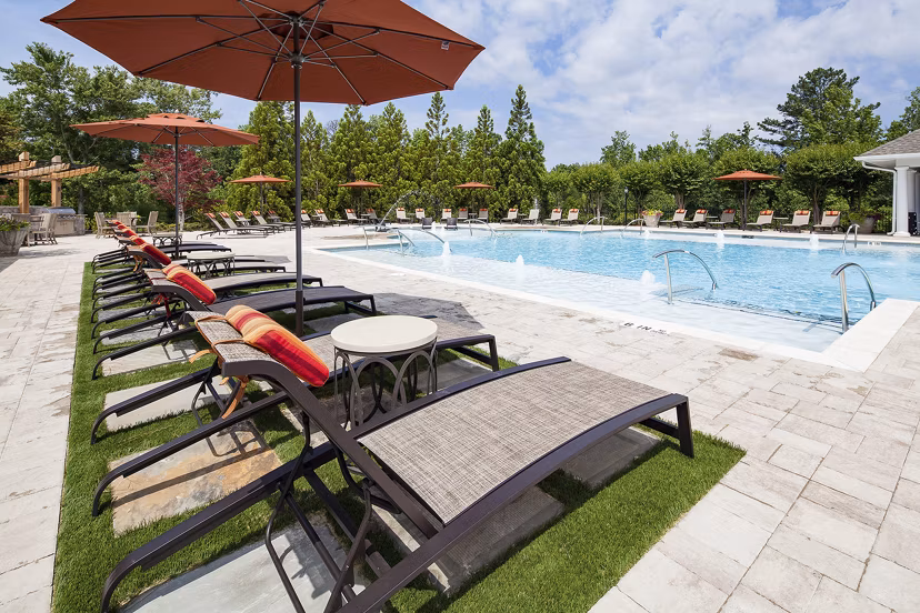 Resort-style pool at Avana Portico Apartments