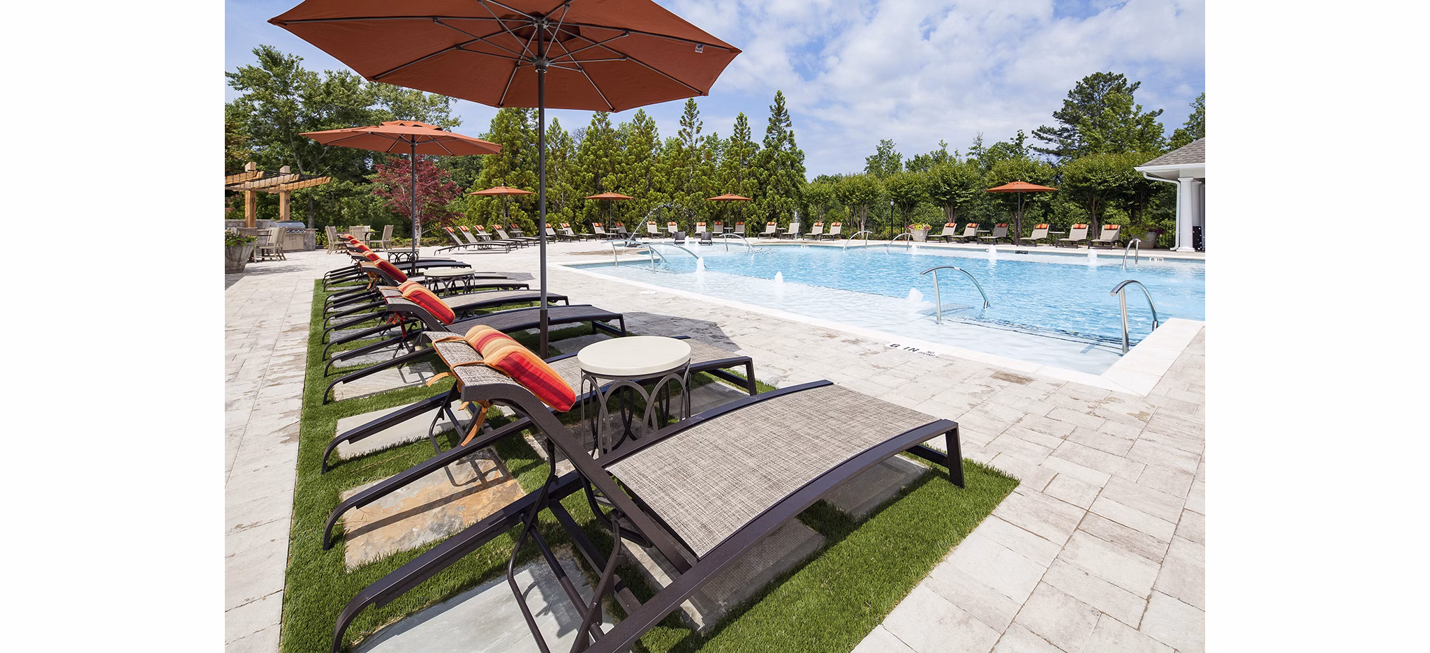 Resort-style pool at Avana Portico Apartments