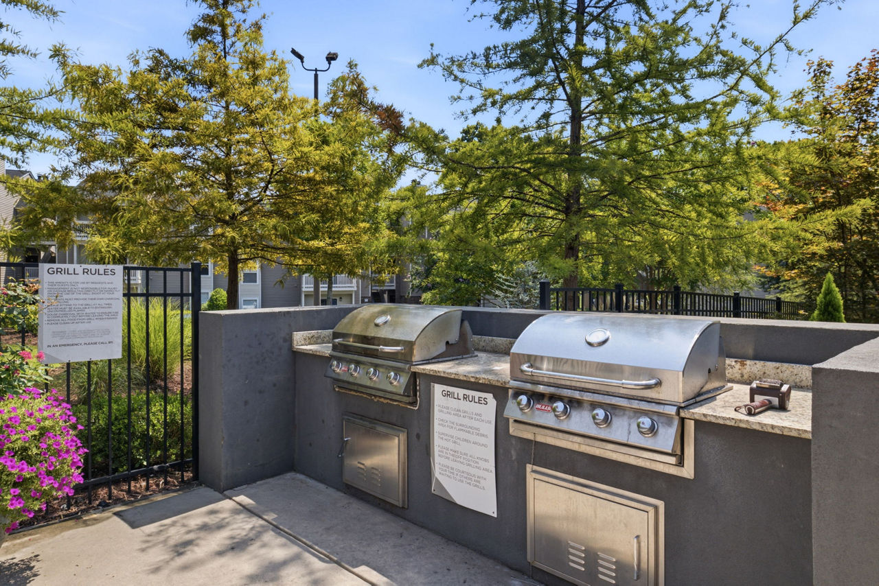 Grill area at Avana Matthews