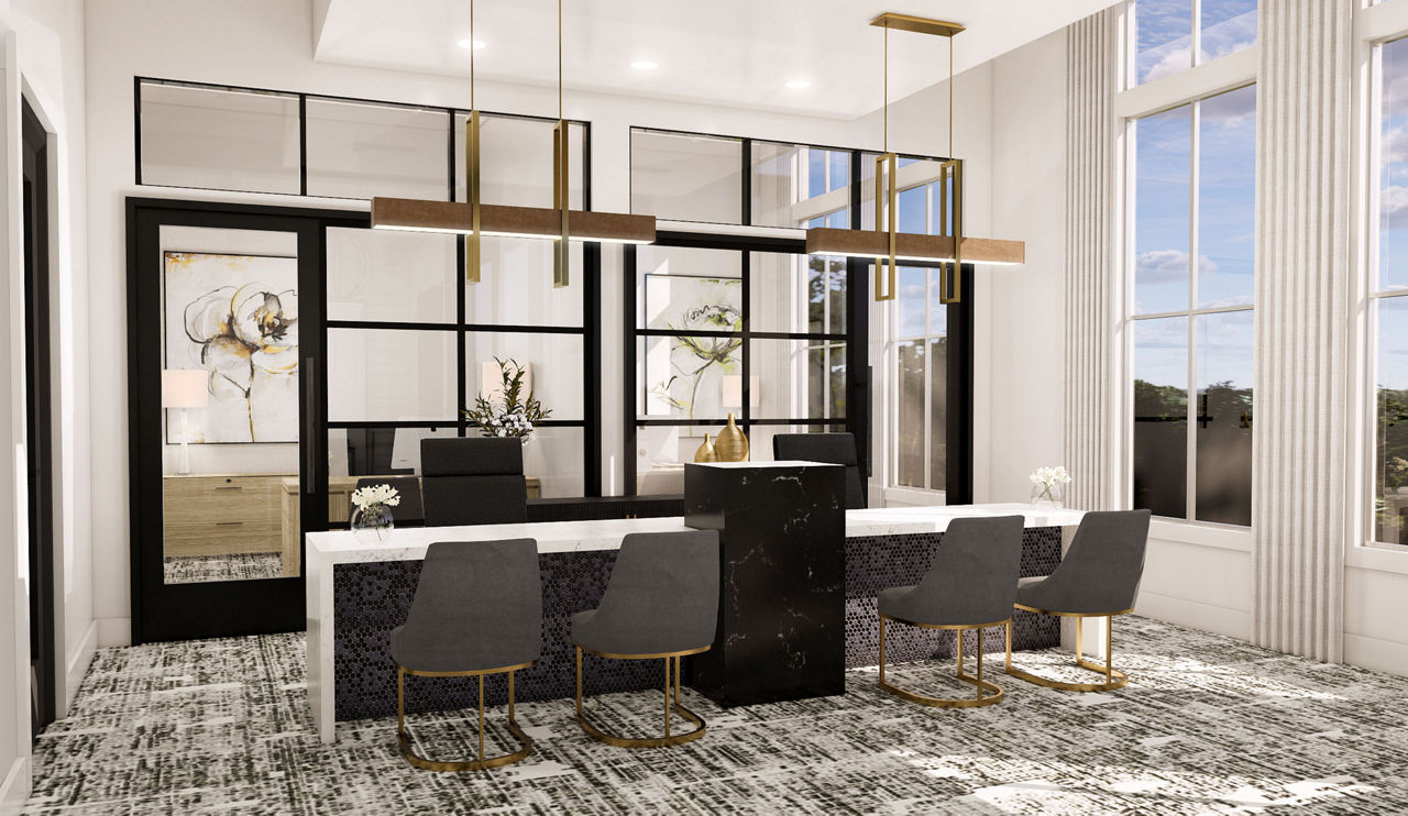 Lobby at Alta Harris Farms Apartments (2 of 2)
