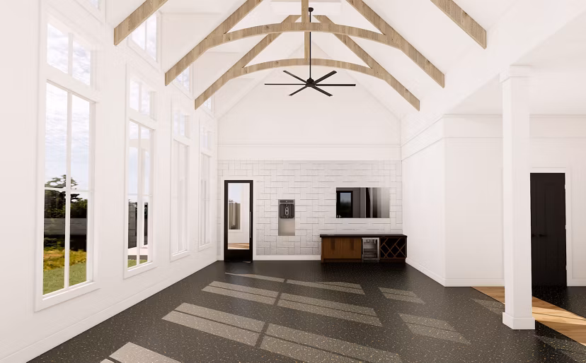 Modern fitness center with state-of-the-art equipment at Alta Harris Farms Apartments