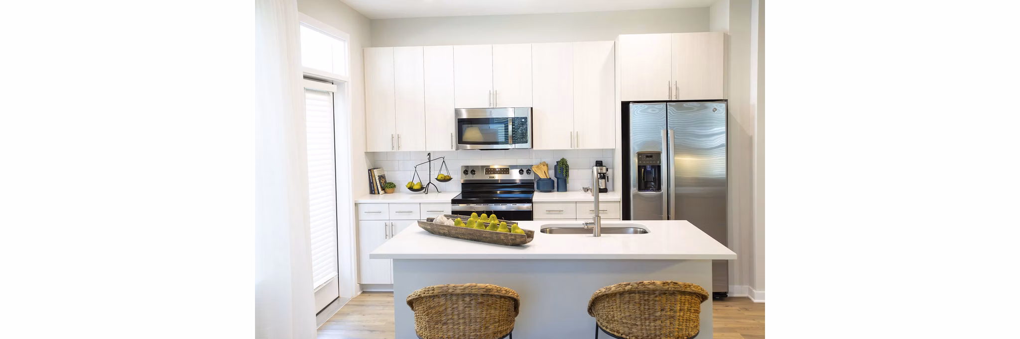 kitchen at Alta Harris Farms Apartments