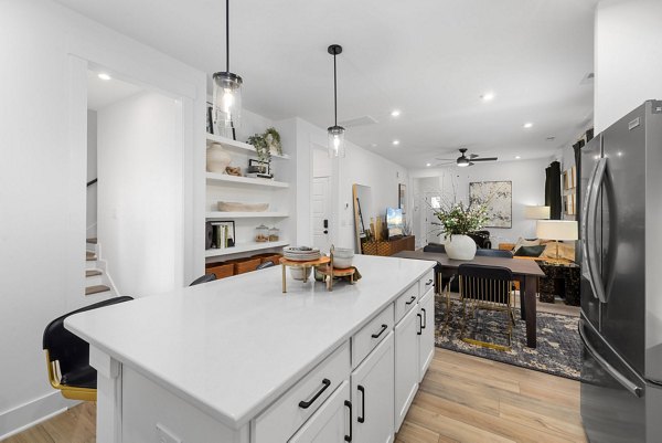 kitchen at ABODE at Hargett Apartments