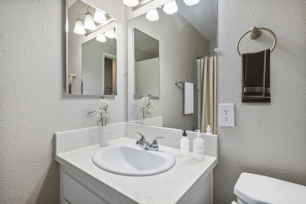 bathroom at Coronado Palms Apartments