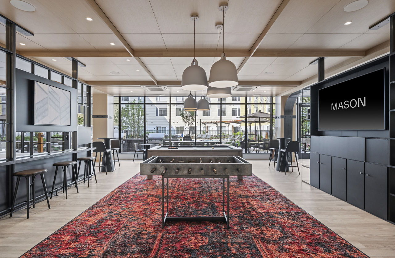 Game room at Mason