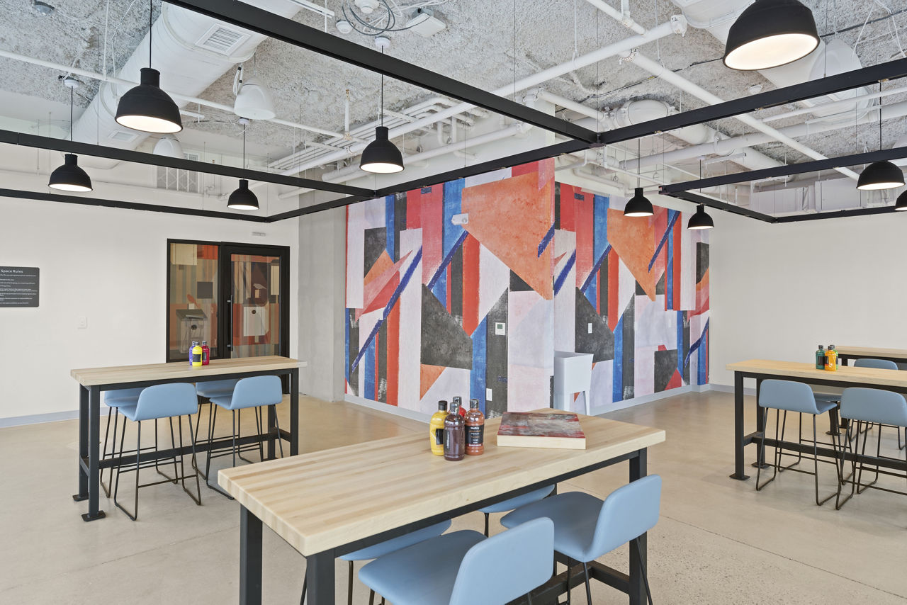 Work space at Mason
