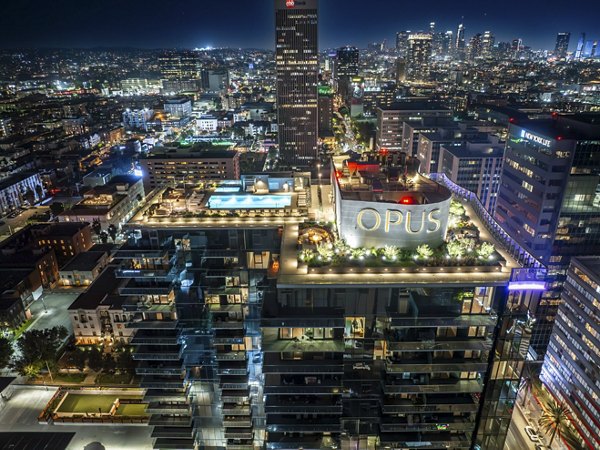 exterior at Opus LA Apartments 