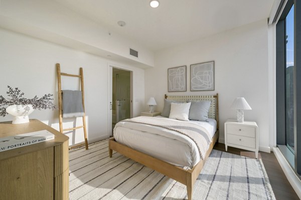 bedroom at Opus LA Apartments