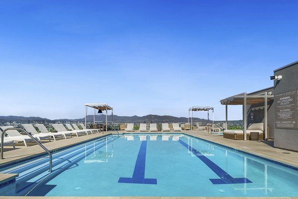 pool at Opus LA Apartments 