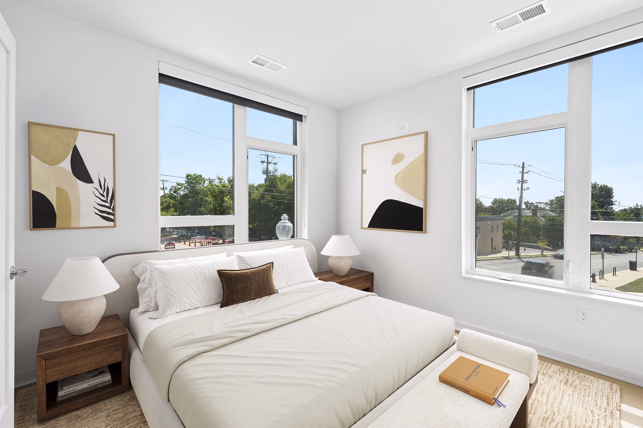 bedroom at The Glade on Laurel Apartments