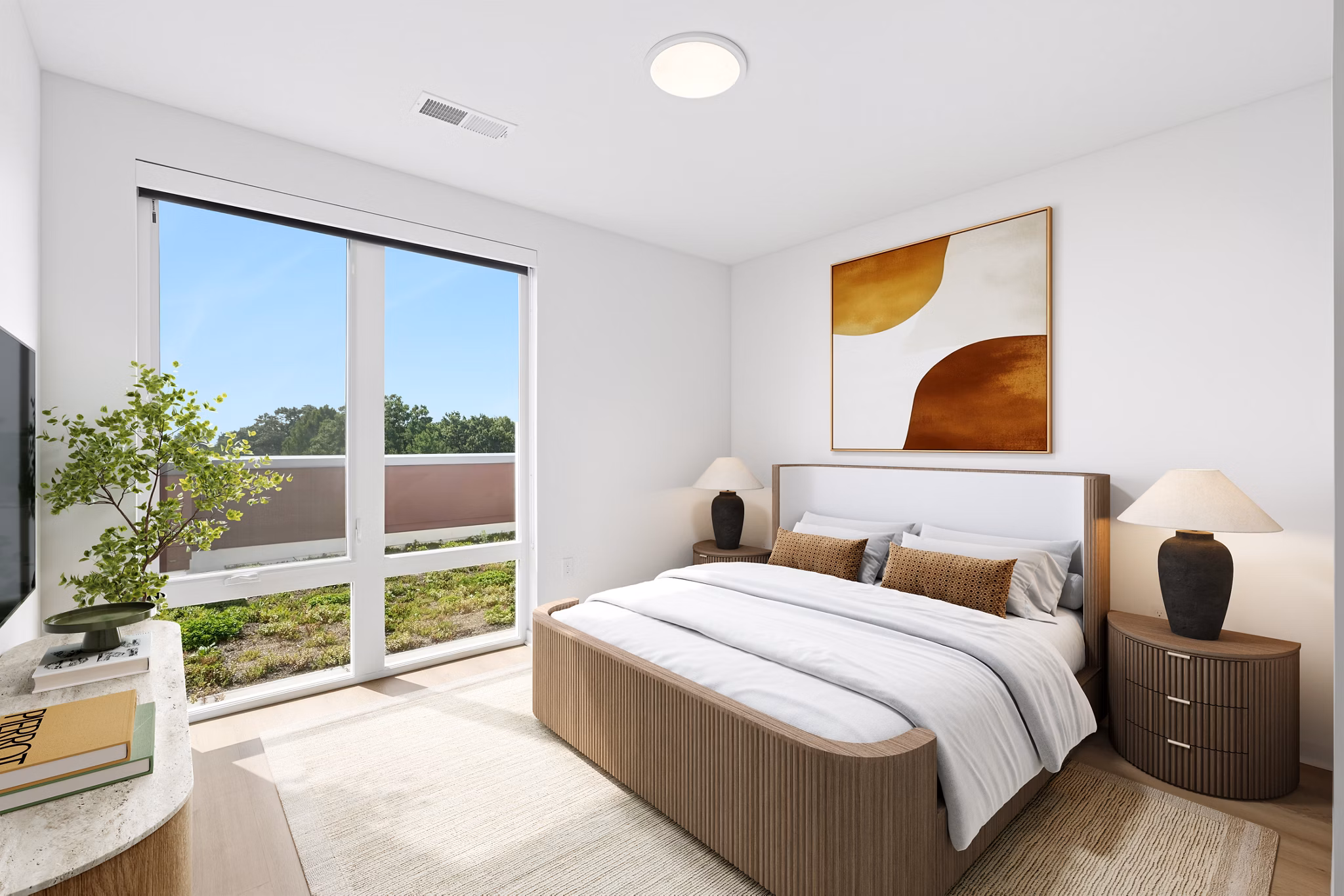 bedroom at The Glade on Laurel Apartments