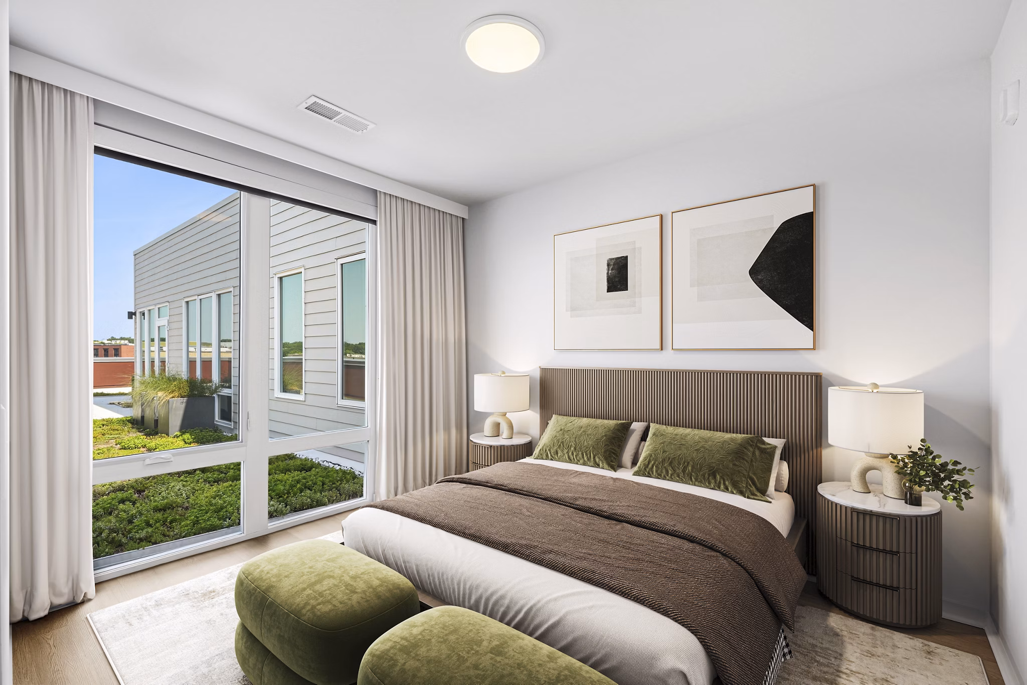 bedroom at The Glade on Laurel Apartments