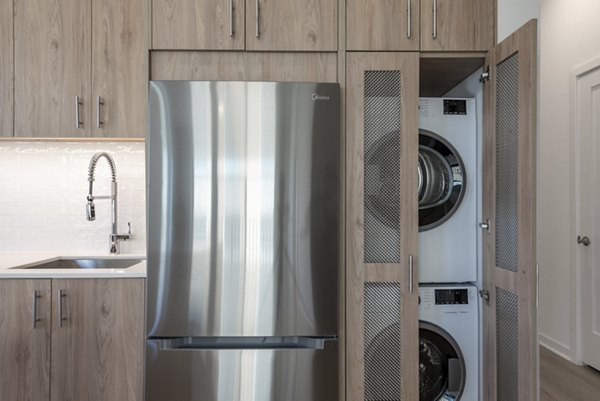 laundry facility at The Glade on Laurel Apartments 