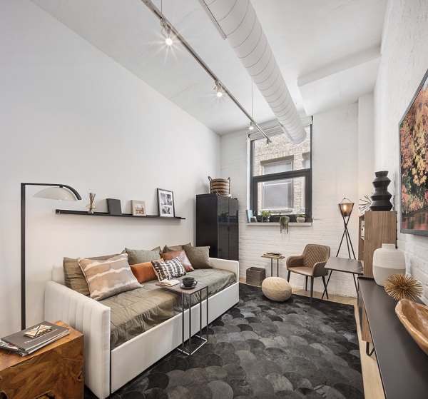 living room at Imprint Lofts Apartments