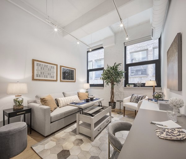 living room at Imprint Lofts Apartments