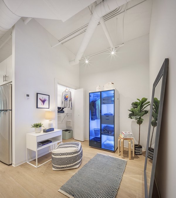 living room at Imprint Lofts Apartments