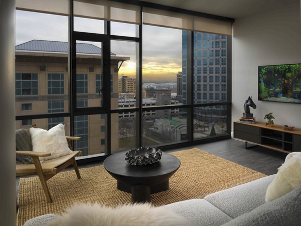 living room at Astra Tower Apartments 