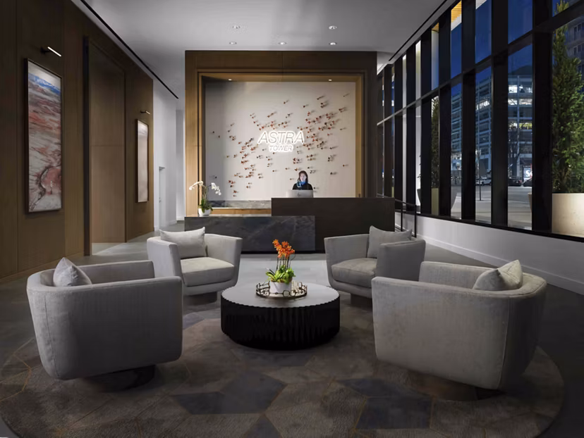 rendering at Astra Tower Apartments