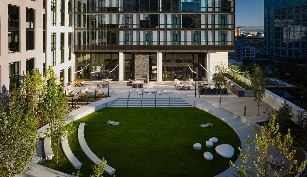 Roof deck at Astra Tower (3 of 4)